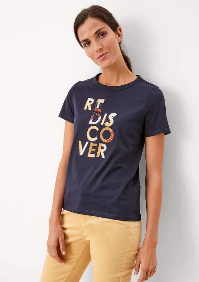 Damen Shirts & Tops | Jerseyshirt mit Stickerei - SC22823