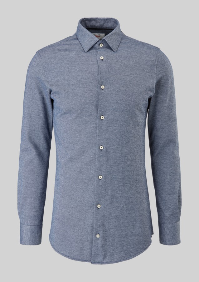 Hommes Chemises | Slim : chemise chinée en jersey - CT53447