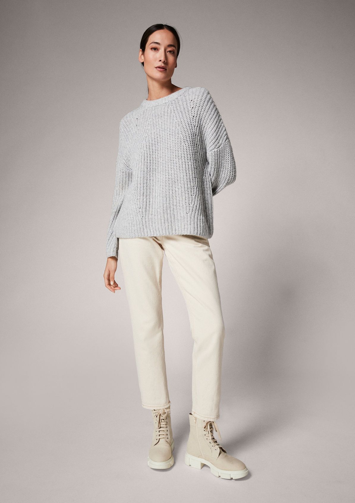 Soft jumper in a textured knit from comma