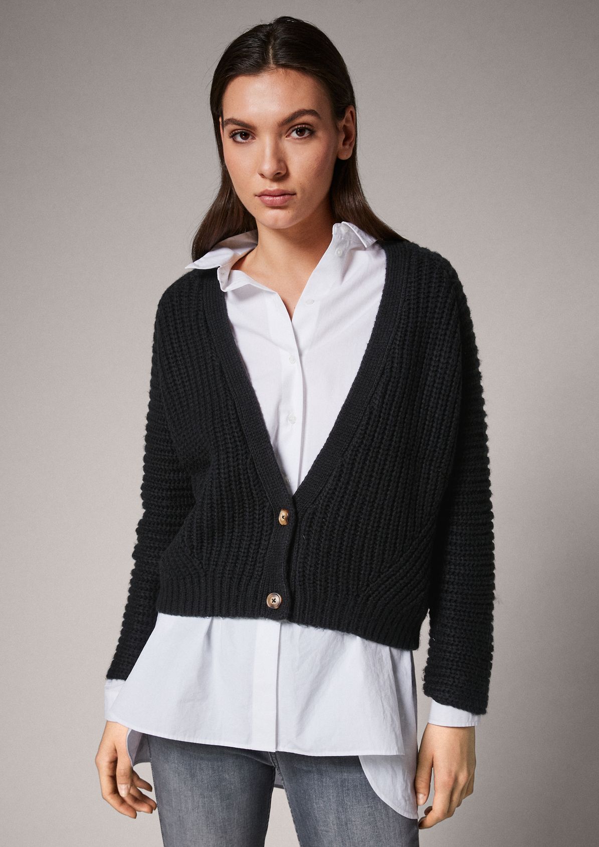 Cardigan in a loose fit from comma