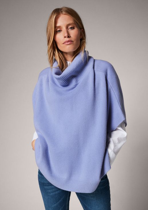 Soft poncho with cashmere from comma