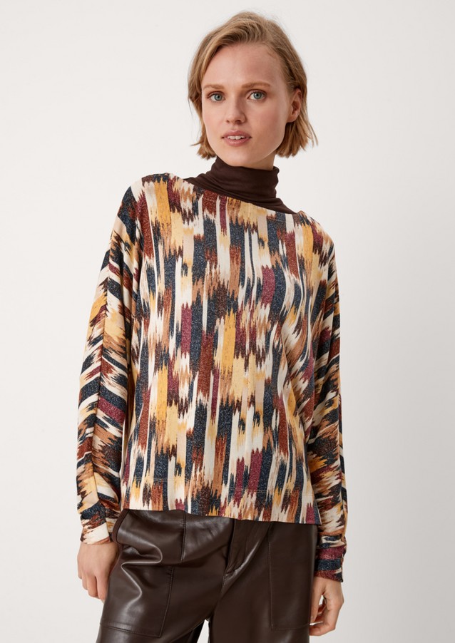 Women Shirts & tops | Patterned knit jersey top - KD88703