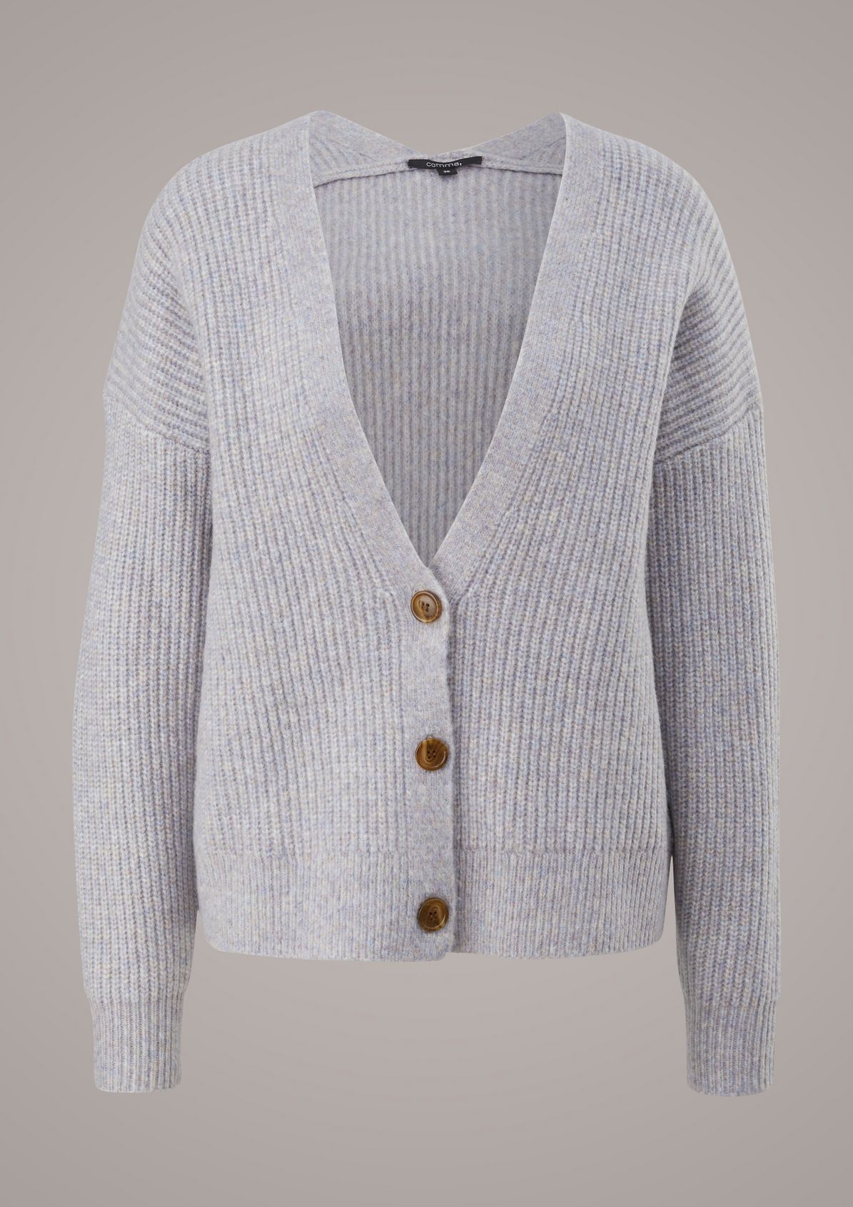 Cardigan in soft blended wool from comma
