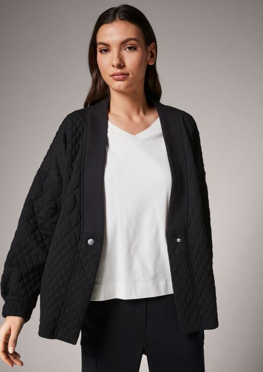 Jacket in textured jersey from comma