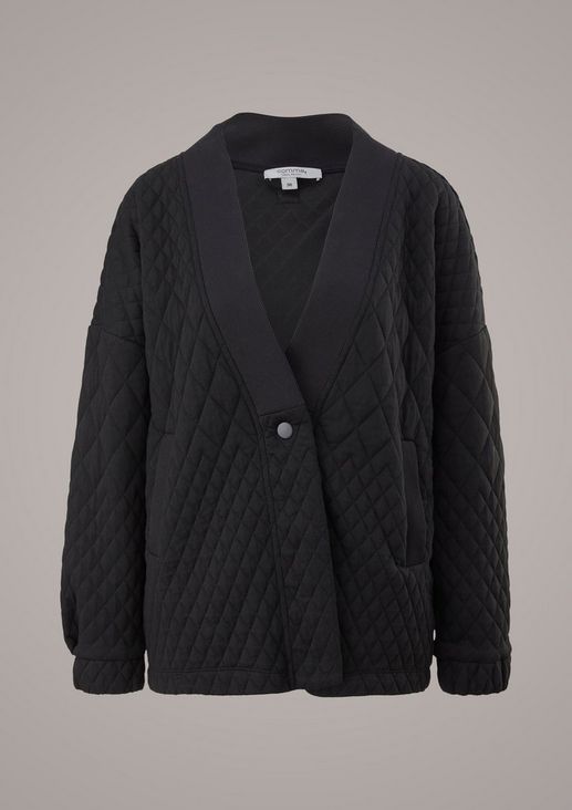 Jacket in textured jersey from comma