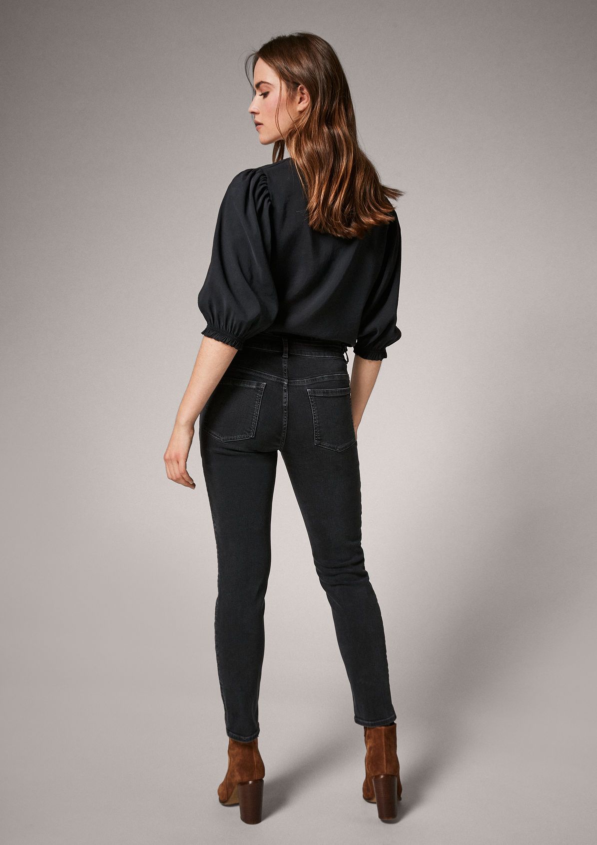 Skinny: skinny ankle-length jeans from comma