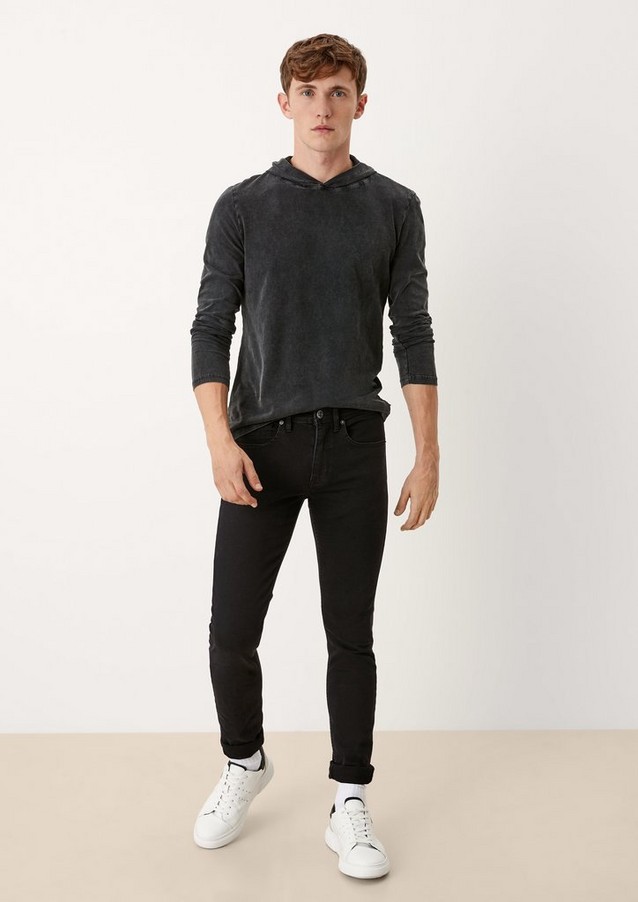 Hommes Jeans | Skinny : jean noir - VS02445