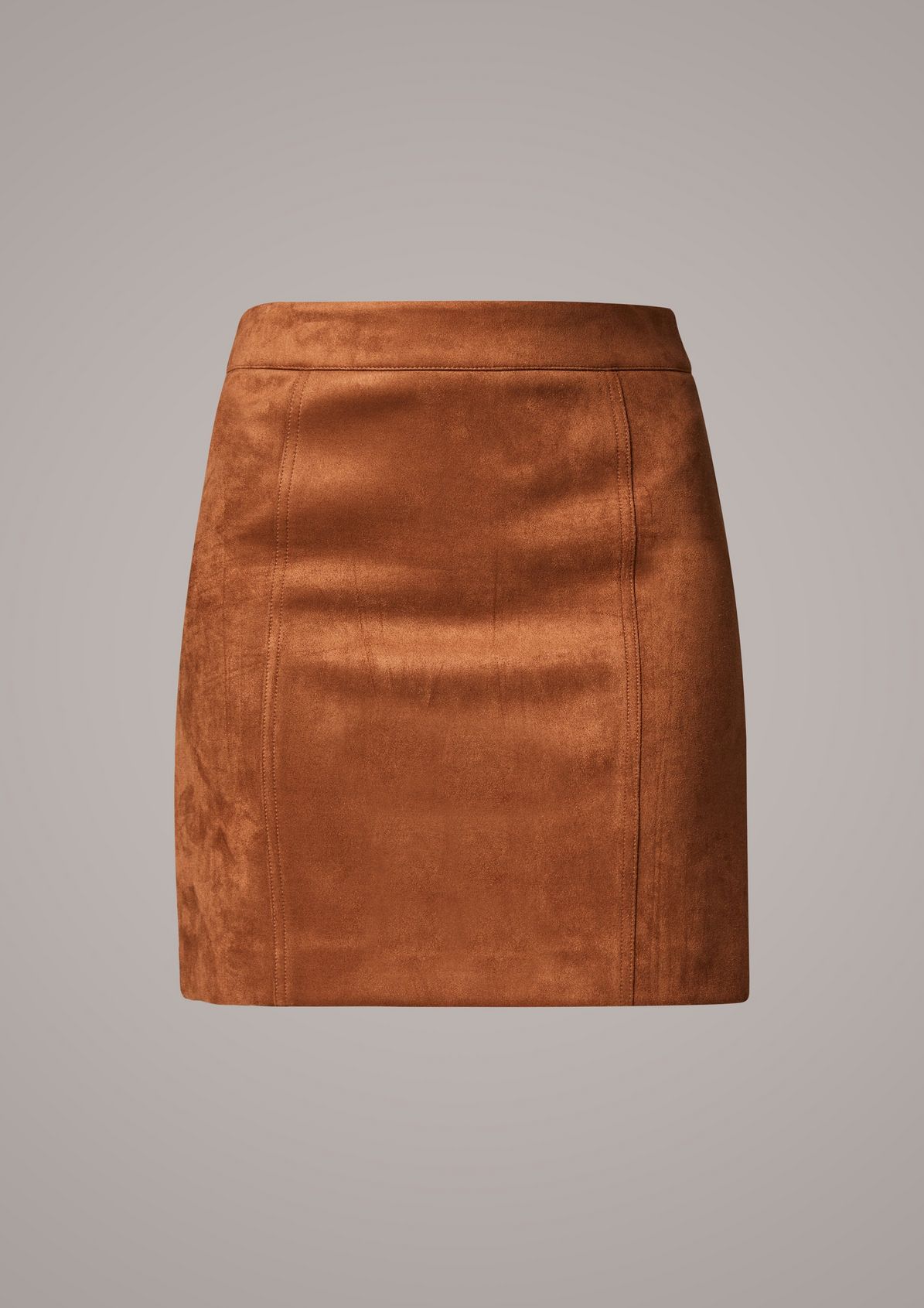 Faux suede skirt from comma