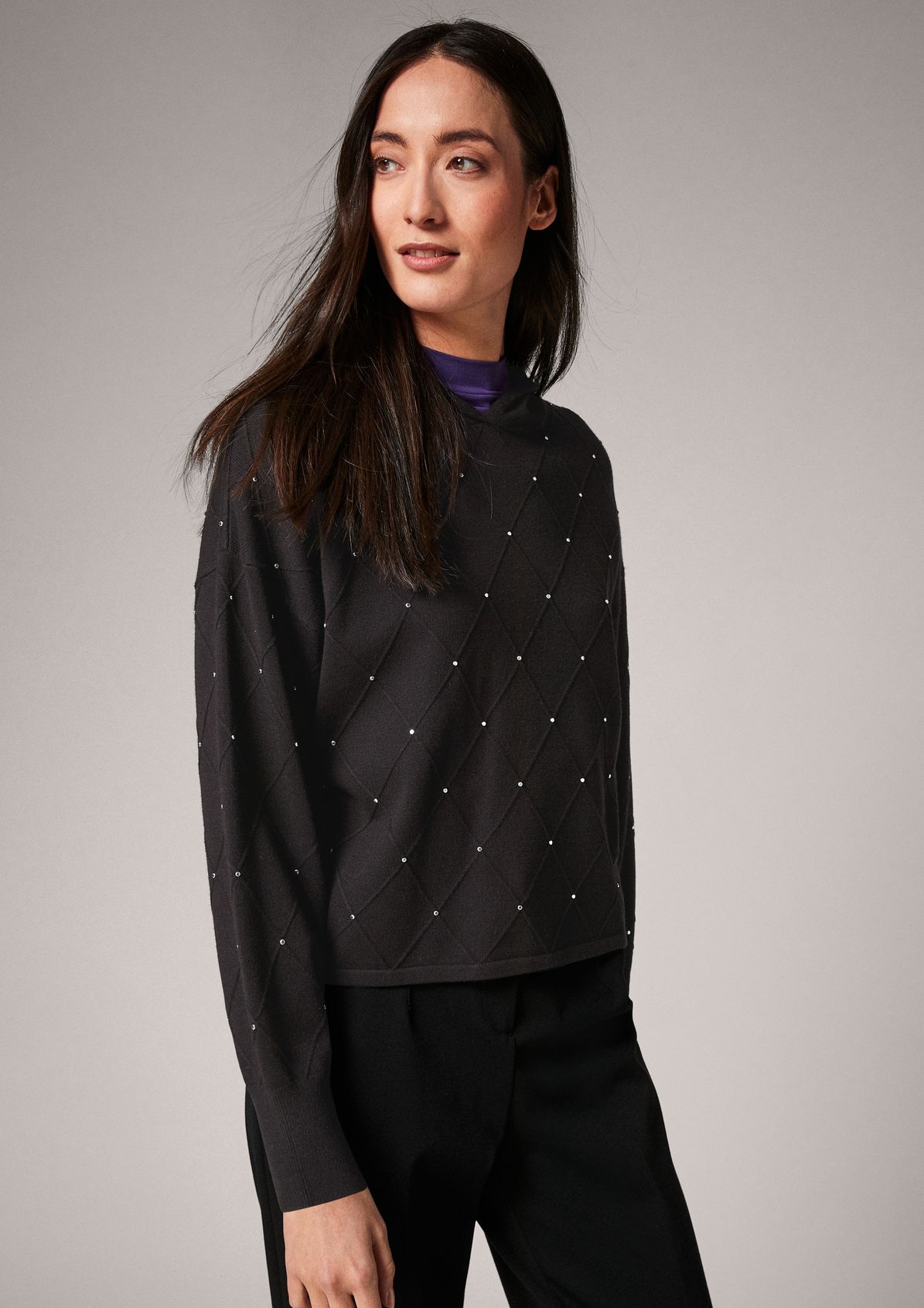 Jumper with studs from comma