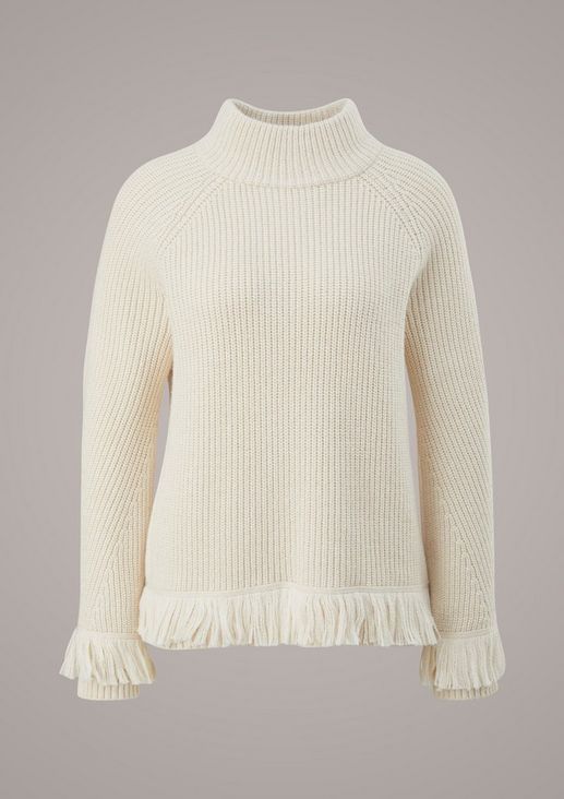 Jumper with fringing from comma
