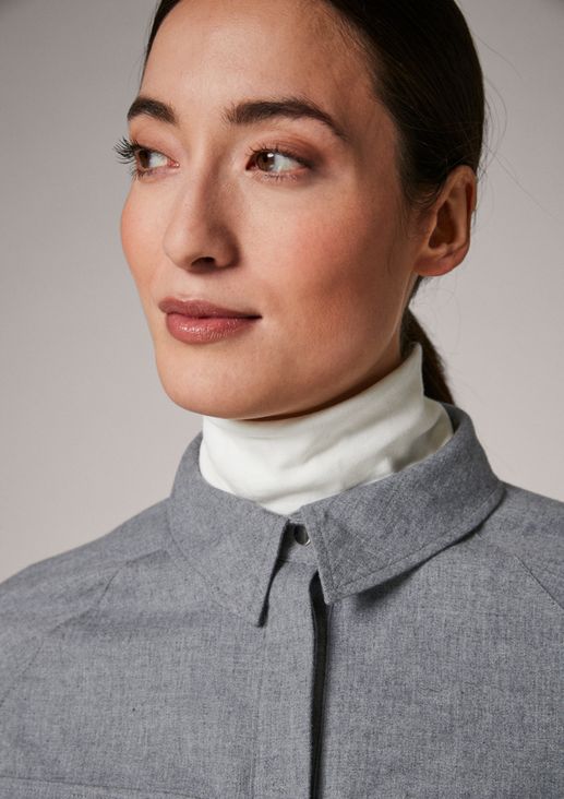 Overshirt with raglan sleeves from comma