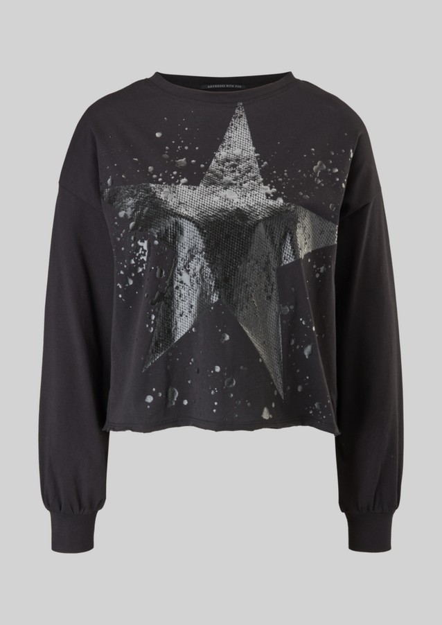Damen Shirts & Tops | Sweatshirt mit Frontprint - FO44599