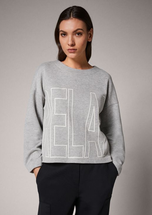 Jacquard sweatshirt from comma