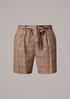 Regular: shorts with check pattern from comma