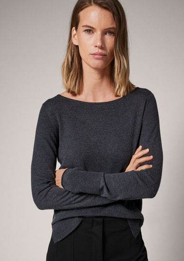 Jumper with cashmere from comma