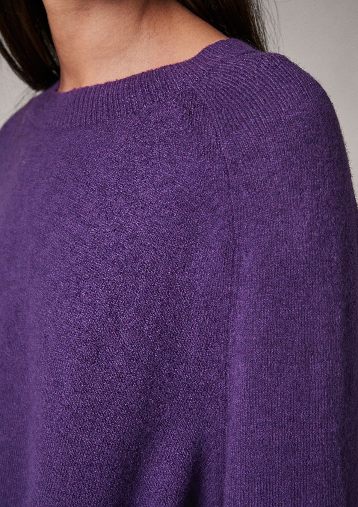 Weicher Pullover aus Strick 