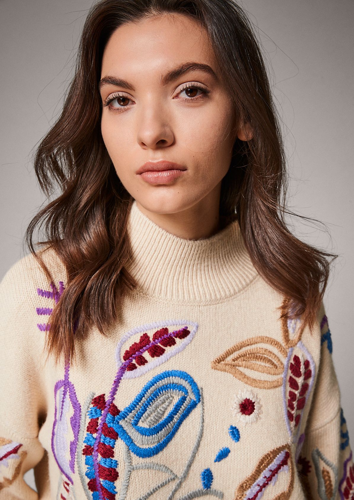 Embroidered jumper from comma