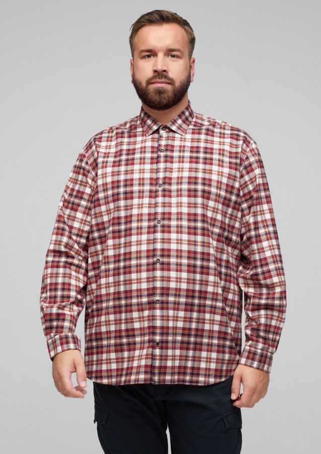Hommes Big Sizes | Regular : chemise à carreaux en twill - XO16496
