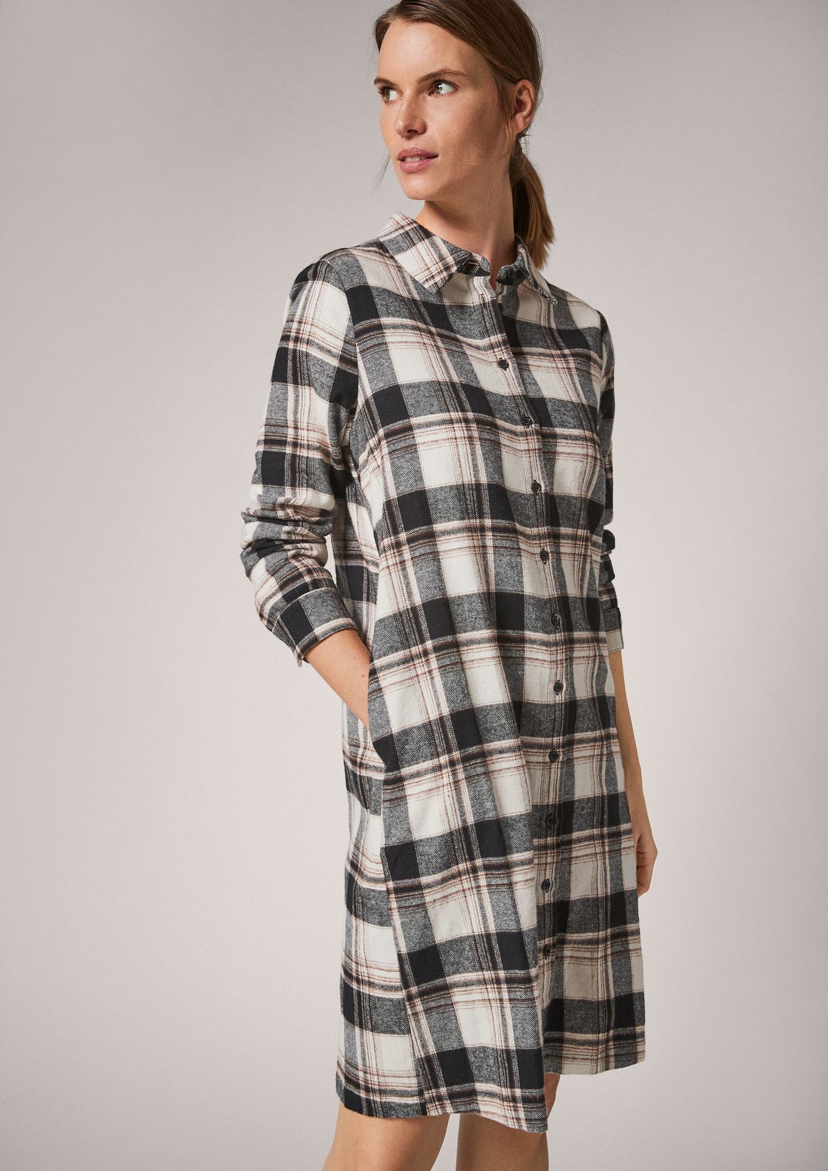 Flannel shirt dress from comma