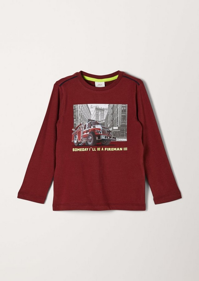Junior Kids (sizes 92-140) | Long sleeve top with a photo print - MD63977