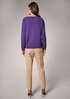 Sweatshirt in blended viscose from comma