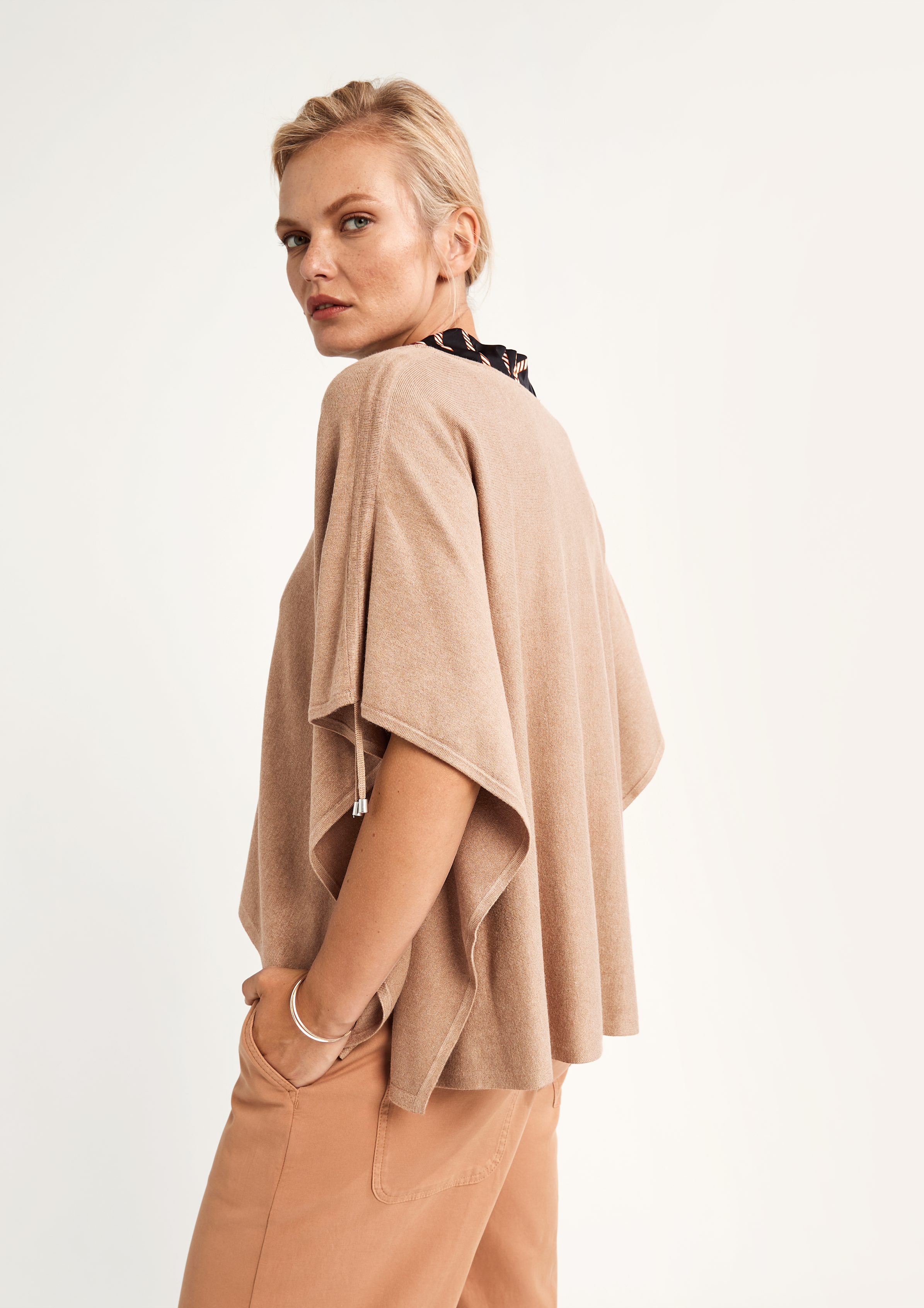 Comma Fine Knit Poncho