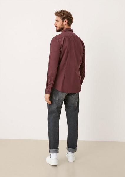 Hommes Chemises | Slim : chemise stretch à motif - FU59898