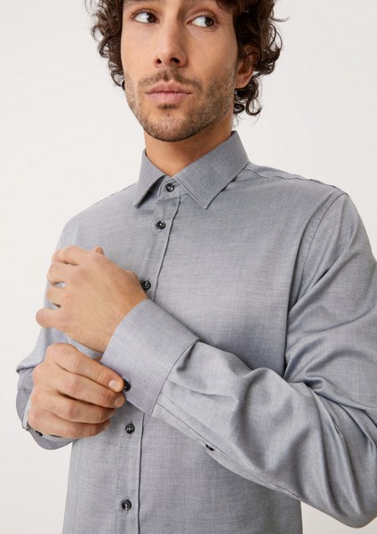 Herren Hemden | Slim: Hemd aus Baumwolle - WK58534