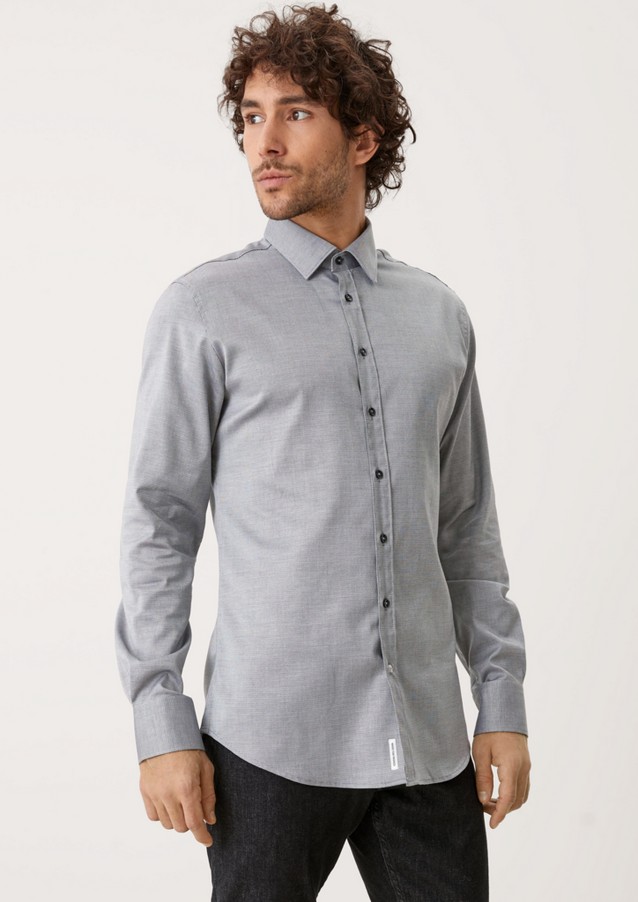 Herren Hemden | Slim: Hemd aus Baumwolle - WK58534