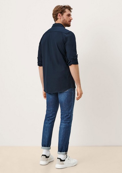 Hommes Chemises | Slim : chemise en maille interlock - YB34112