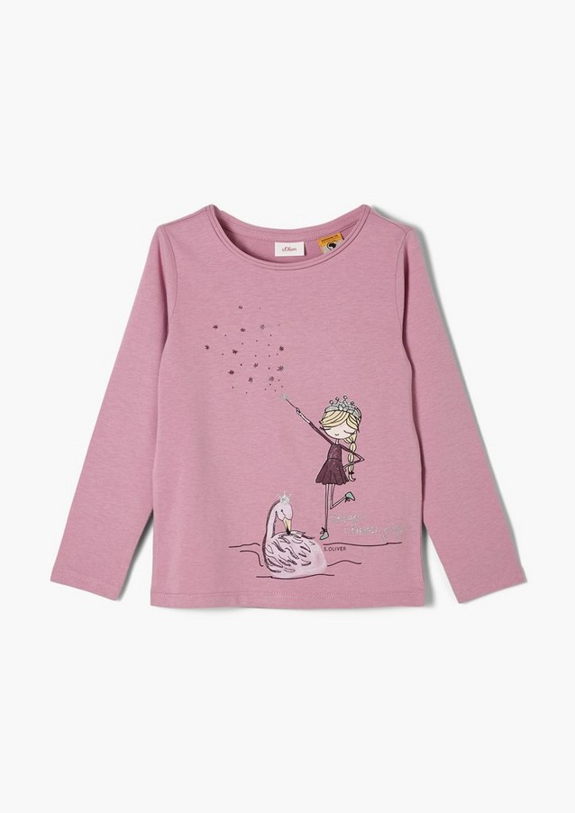 Junior Kids (sizes 92-140) | Long sleeve top with a graphic print - DL03862