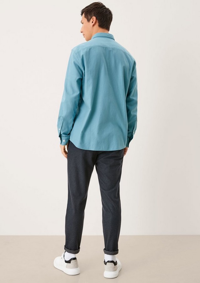 Hommes Chemises | Regular : chemise à col à pointes boutonnées - ML65189