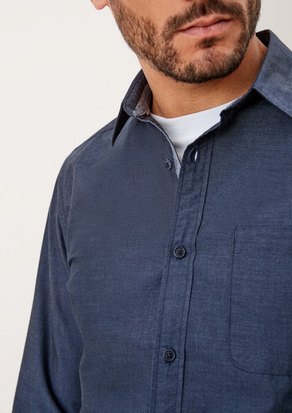 Hommes Chemises | Slim : chemise à poche - ML58104