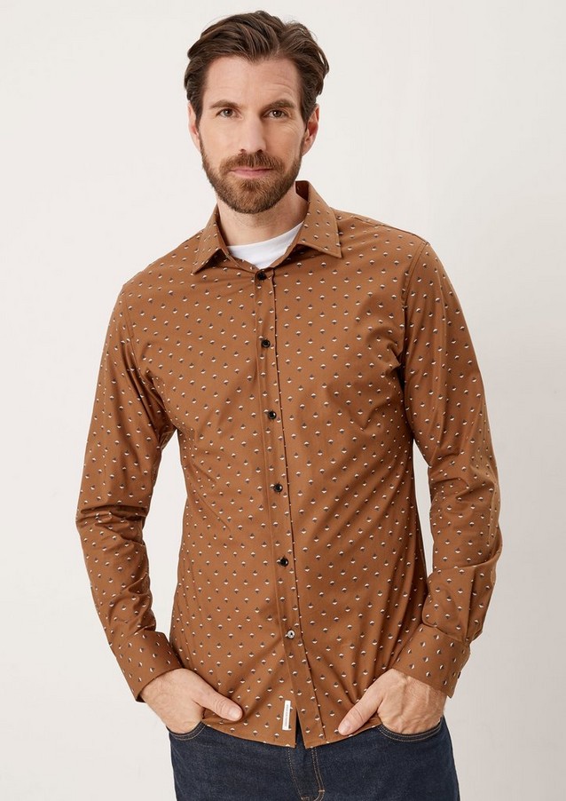 Hommes Chemises | Tailored : chemise à manches longues en popeline - NM21623