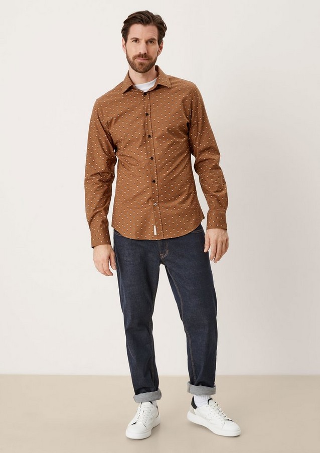Hommes Chemises | Tailored : chemise à manches longues en popeline - NM21623