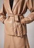 Jacket made of soft faux leather from comma