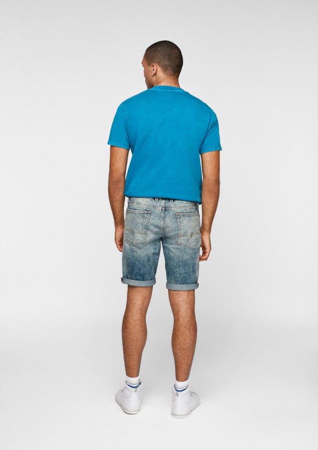 Men Bermuda Shorts | Regular Fit: denim Bermudas - YS85581