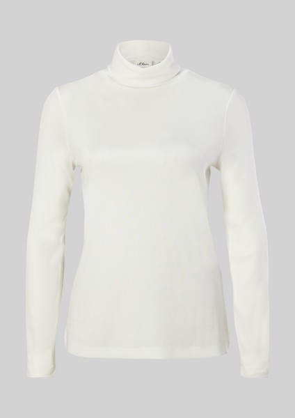 Damen Shirts & Tops | Geripptes Rollkragen-Shirt - GS40861