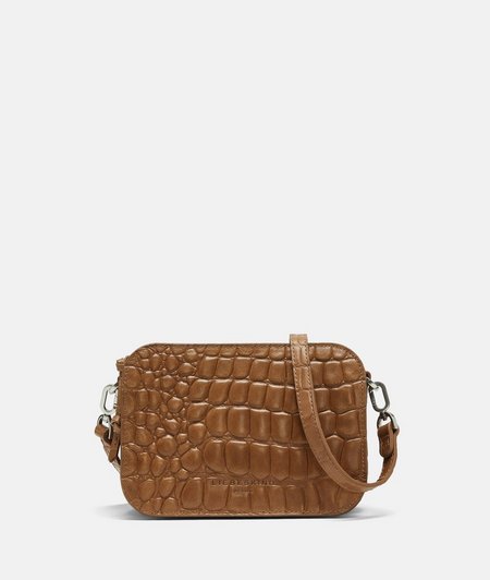 Small shoulder bag with high-quality crocodile embossing from liebeskind
