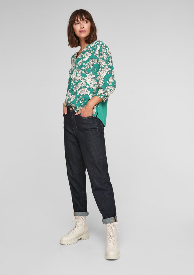Damen Shirts & Tops | Fabricmix-Shirt mit Blumenmuster - GH41388
