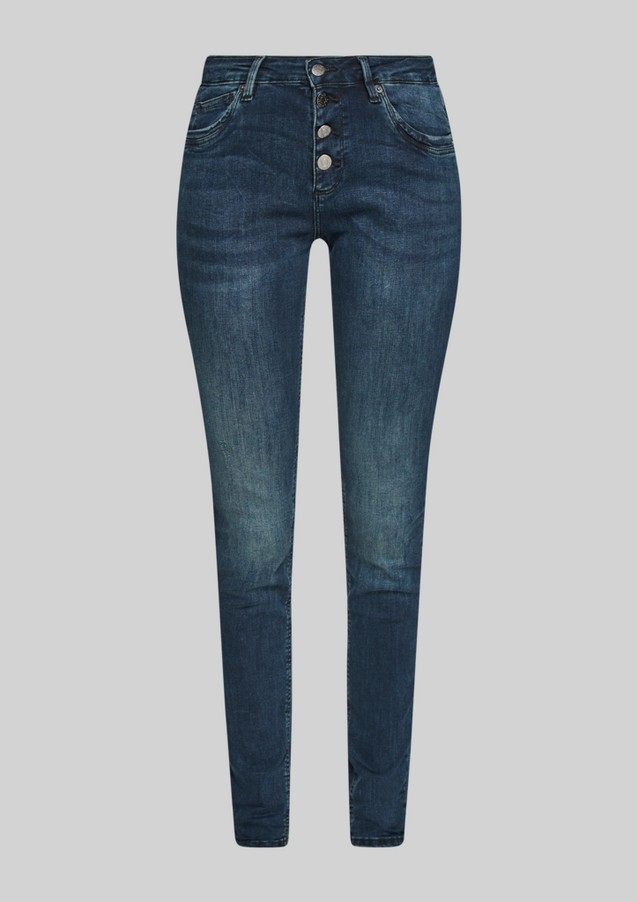 Women Jeans | Skinny: stretch jeans with buttons - CA96239