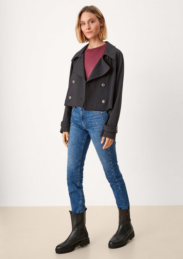 Women Jackets | Blazer jacket in blended viscose - DL15769