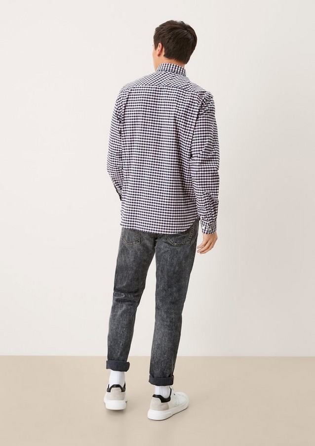 Hommes Chemises | Regular : chemise stretch à carreaux - OH89952