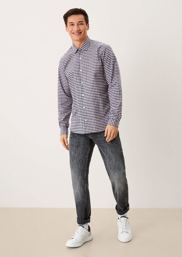 Hommes Chemises | Regular : chemise stretch à carreaux - OH89952