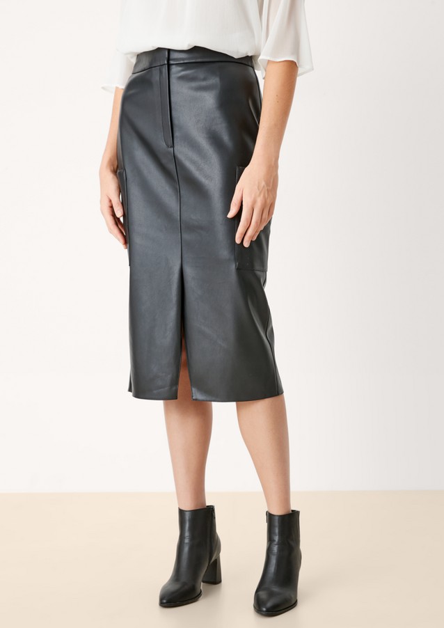 Women Skirts | Skirt with a slit hem - IQ02973