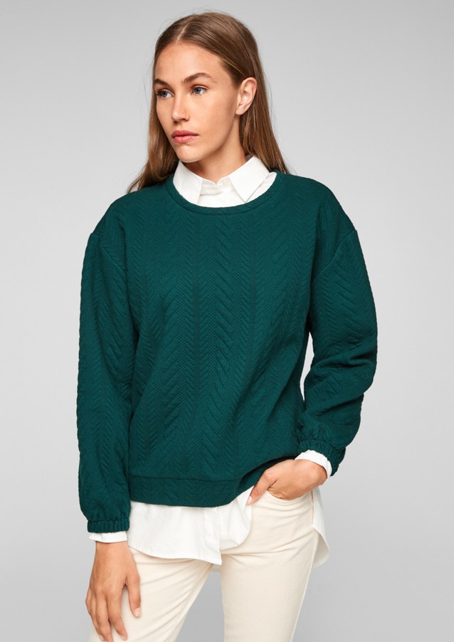 Women Jumpers & sweatshirts | Jacquard pattern sweatshirt - AZ54040