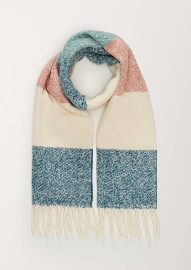 Women Scarves | Fluffy wool blend scarf - BM40896