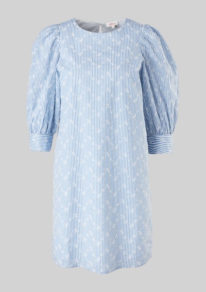 Femmes Robes | Robe rayée ornée d’une broderie anglaise - UC08692