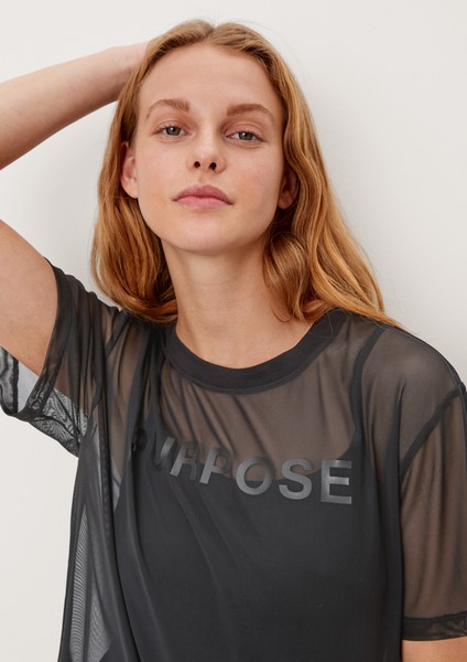 Femmes Shirts & tops | T-shirt en mesh de coupe ample - CV85154