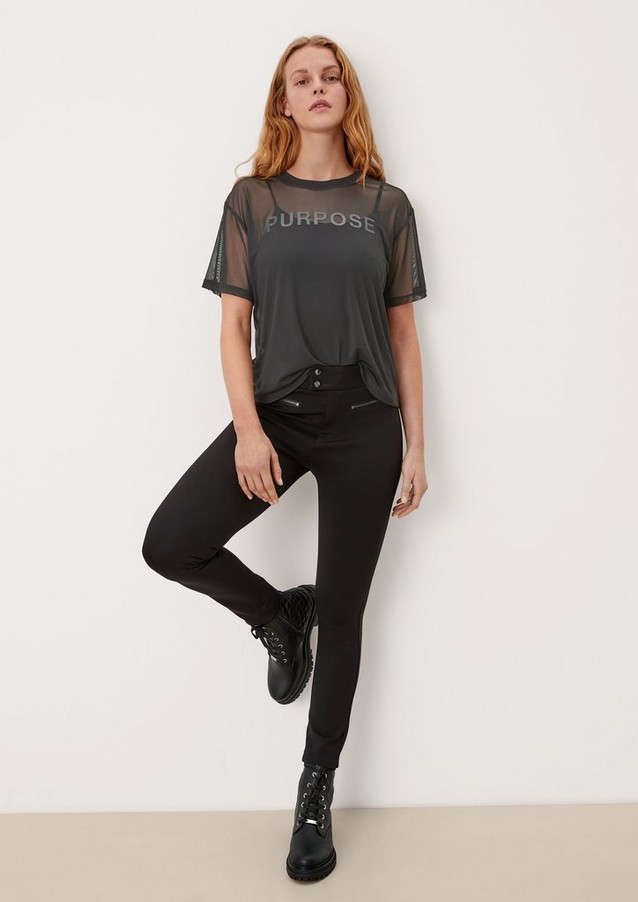 Damen Shirts & Tops | Meshshirt im Loose fit - OL78051
